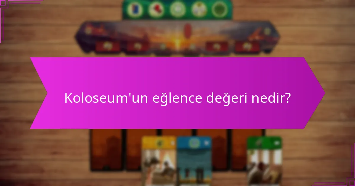 Koloseum hakkında bilgi edinmek için hangi kaynaklar mevcuttur?